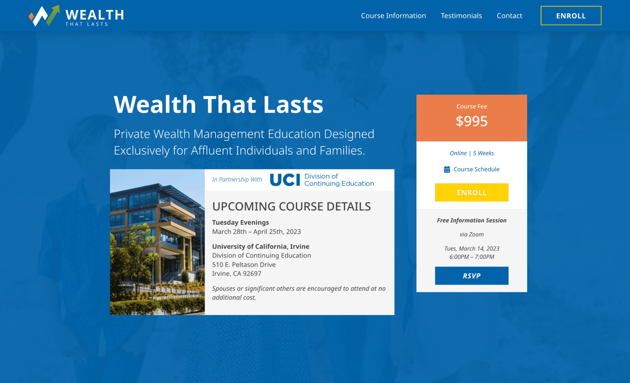 Wealth That Lasts Website