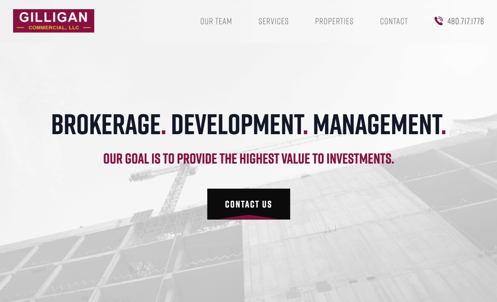 Gilligan's Commercial Website
